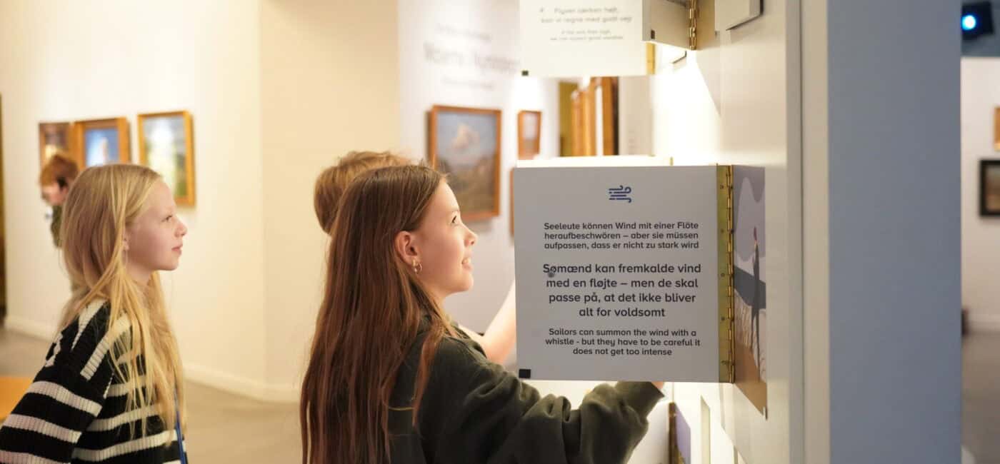 Kunstmalerens Nymindegab på Nymindegab Museum - vend lågernes og bliv klogere. Sjov for børn