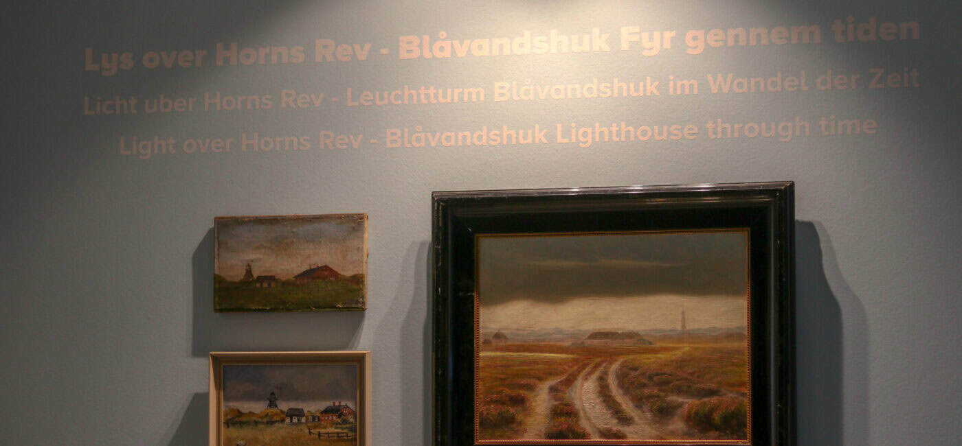 Lys over Horns Rev - billede fra udstilingen